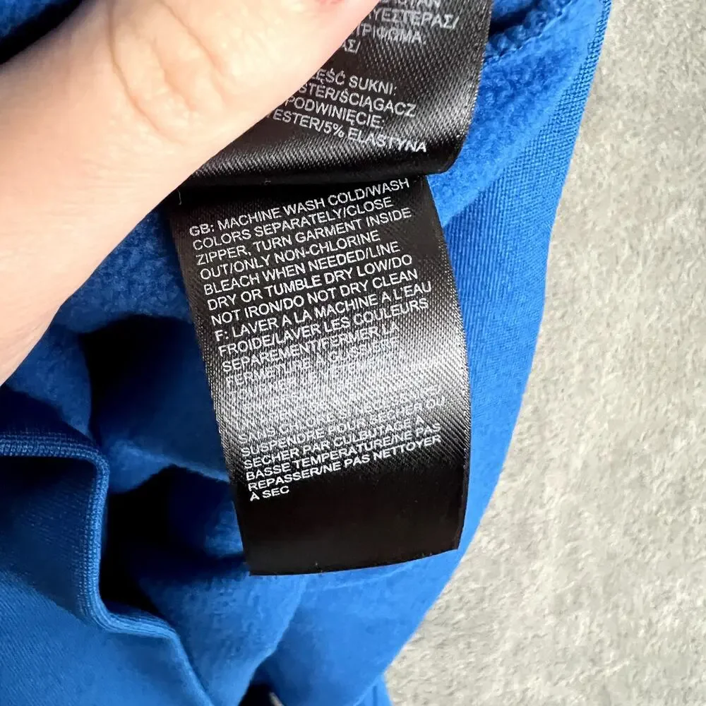 The North Face Ampere Pullover‎ Hoodie Sweatshirt Mens XL Blue Fleece